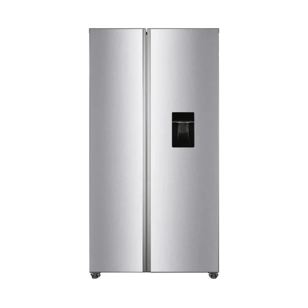 PKM SBS444EIXWD Side-by-Side Kühl-Gefrierkombination – 439 L, No Frost, Wasserspender, Inox-Design